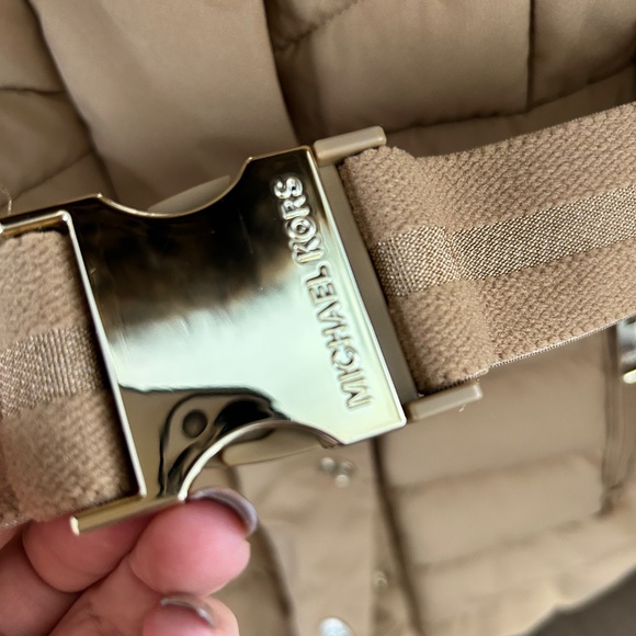 Women's Faux-Fur-Trim Hooded Puffer Coat S/P - Picture 9 of 9